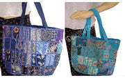 PATCH EMBROIDERY SHOULDER BAG