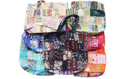 PATCH EMBROIDERY SHOULDER BAG