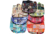 PATCH EMBROIDERY SHOULDER BAG