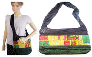 EMBROIDED SHOULDER BAG