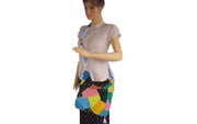 STAR EMBROIDED CROSS OVER SHOULDER BAG