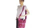 MIRROR EMBROIDERY SHOULDER BAG