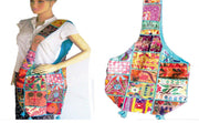 GUITAR SHAPE HIPPIE SHOULDER BAG