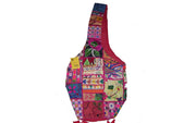 GUITAR SHAPE HIPPIE SHOULDER BAG