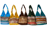 SEQUENCE BORDER CANVAS SHOULDER BAG
