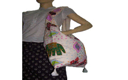 PATCH EMBROIDERY ETHNIC BAG