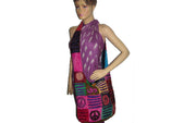 PEACE SIGN COTTON STONE WASH BAG