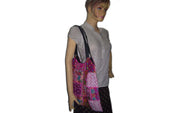 ASSORTED PATCH SHOULDER SKIRT BAG(KAMBALIA  BAG)