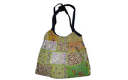 ASSORTED PATCH SHOULDER SKIRT BAG(KAMBALIA  BAG)