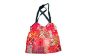 ASSORTED PATCH SHOULDER SKIRT BAG(KAMBALIA  BAG)