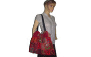 ASSORTED PATCH SHOULDER SKIRT BAG(KAMBALIA  BAG)