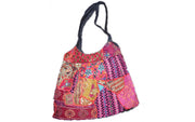 ASSORTED PATCH SHOULDER SKIRT BAG(KAMBALIA  BAG)