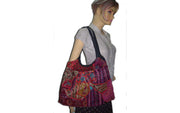 ASSORTED PATCH SHOULDER SKIRT BAG(KAMBALIA  BAG)