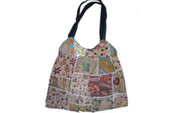 ASSORTED PATCH SHOULDER SKIRT BAG(KAMBALIA  BAG)