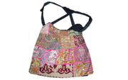 ASSORTED PATCH SHOULDER SKIRT BAG(KAMBALIA  BAG)