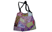 ASSORTED PATCH SHOULDER SKIRT BAG(KAMBALIA  BAG)