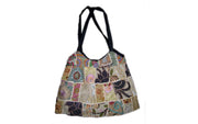 ASSORTED PATCH SHOULDER SKIRT BAG(KAMBALIA  BAG)