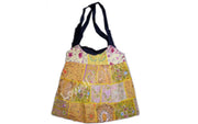 ASSORTED PATCH SHOULDER SKIRT BAG(KAMBALIA  BAG)