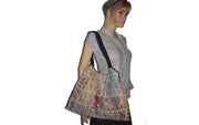 ASSORTED PATCH SHOULDER SKIRT BAG(KAMBALIA  BAG)