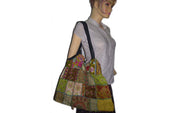 ASSORTED PATCH SHOULDER SKIRT BAG(KAMBALIA  BAG)