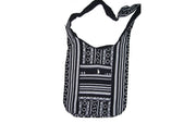 HANDLOOM SHOULDER BAG WITH CHAIN POCKET