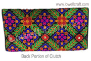 MEDIUM SIZE ETHNIC CLUTCH BAG WITH COIN