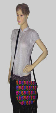 INDIAN ETHNIC SHOULDER BAG WITH FRINGE
