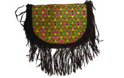 INDIAN ETHNIC SHOULDER BAG WITH FRINGE