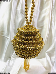 Vintage Ethnic Metal Clutch