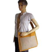 JUTE  MESSANGER BAG