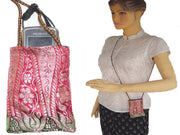 BROCADE SILK MOBILE BAG