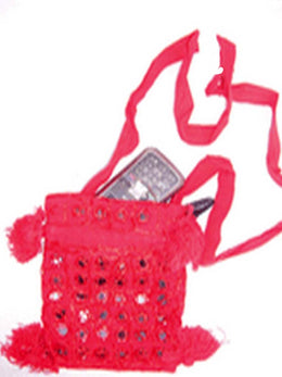 MIRROR WORK MOBILE PHONE BAG