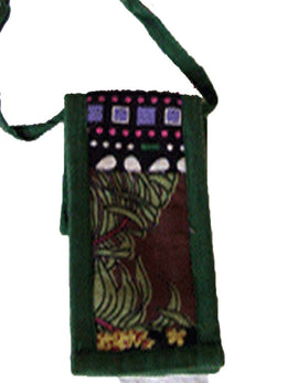 FABRIC &JUTE MOBIE BAG
