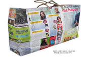 NEWSPAPER SHOPPING BAG(32WX44HX10G (CM)
