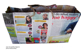 NEWSPAPER SHOPPING BAG(32WX44HX10G (CM)