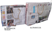 NEWSPAPER SHOPPING BAG(27WX40HX7G(CM),24WX30HX9G(CM))