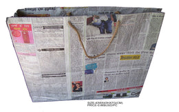 NEWSPAPER SHOPPING BAG(43WX43HX7G(CM)