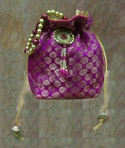 BROCADE FABRIC POTLLI POUCH