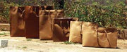 BROWN PAPER SHOPPING BAGS