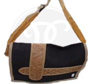JUTE CONFERENCE BAG WITH BAMBOO CHICK