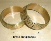 ANTIQUE BRASS BANGLE