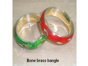 BONE BRASS BANGLE
