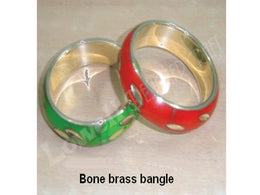 BONE BRASS BANGLE