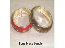 BONE BRASS BANGLE