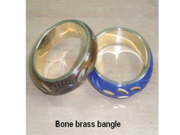 BONE BRASS BANGLE