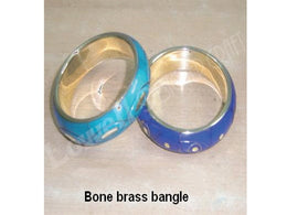 BONE BRASS BANGLE