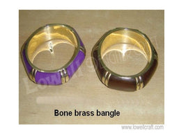 BONE BRASS BANGLE