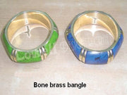 BONE BRASS BANGLE