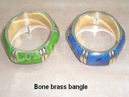BONE BRASS BANGLE