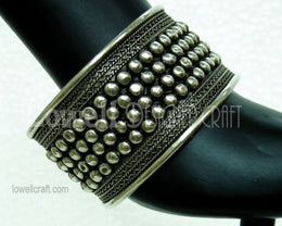 SILVER BRASS WRIST CUFFLINK